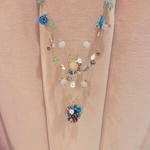 Betsey Johnson Spring Necklace NWT